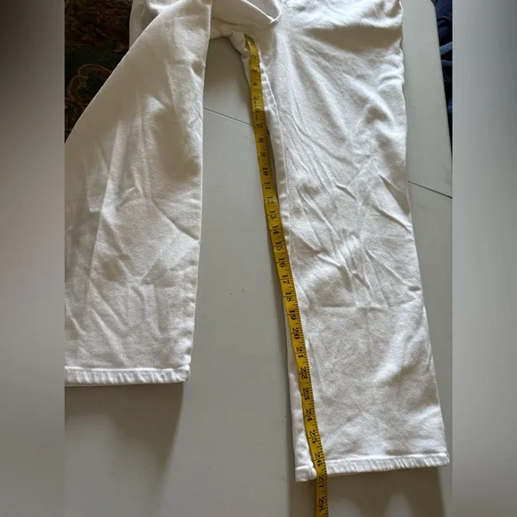 Good American Curve White Straight Jeans . Size 24 - Picture 10 of 12
